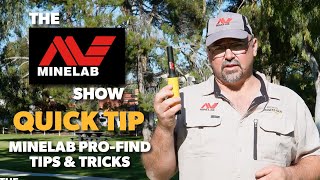 Minelab PROFIND 35 Pinpointer Tips amp Tricks [upl. by Eniagrom268]