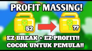 HOW TO PROFIT WITH 52 WL  MASSING PROFIT  GROWTOPIA INDONESIA  GROWTOPIA PROFIT [upl. by Oicnoel419]