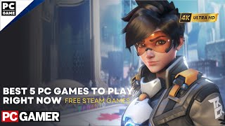 Best 5 PC Games to Play Right Now Free Steam Games [upl. by Otsedom]