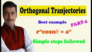 VTU Engineering Mths 1 orthogonal trajectory rn cosnθan good examplePART4 [upl. by Birck]