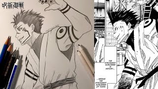 Drawing Ryomen Sukuna with Pencil Sketch  Jujutsu Kaisen [upl. by Zippora]