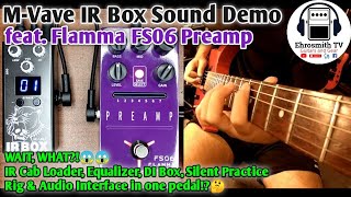 MVave IR Box  Flamma FS06 Preamp Demo  MVave IR Cab Loader Equalizer and DI Box in one pedal [upl. by Leiba]