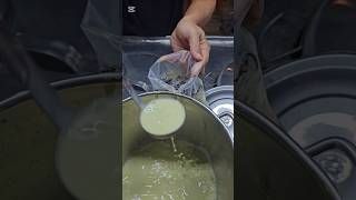 Amazing Drink  Soy Milk with Ice in Vientiane Night Market foodie [upl. by Haneeja]