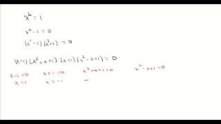 Complete Solution to x61 Real and Complex Roots StepbyStep [upl. by Marino]