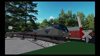 JAampW ROScale Amtrak Crescent 20 Departing New Orleans Louisiana [upl. by Nocam]