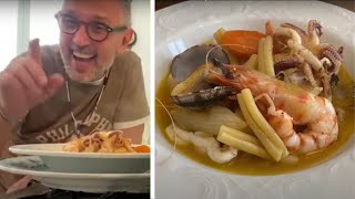 PIATTO UNICO ZUPPA DI PESCE CON CASARECCE  Chef BRUNO BARBIERI [upl. by Malinin]