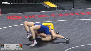 165lbs Cole Moody Wyoming vs Tanner Cook South Dakota State [upl. by Ttoille193]