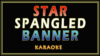 The StarSpangled Banner karaoke  The US National Anthem  BeeCeeDee [upl. by Ecirtaed127]