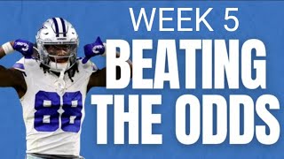 Best NFL Week 5 bets Beating the Odds DraftKings [upl. by Tnias855]