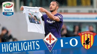 Fiorentina  Benevento 10  Highlights  Giornata 28  Serie A TIM 201718 [upl. by Annovahs824]