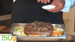 Recette de Filet de boeuf et légumes potaufeu  750g [upl. by Einaffyt982]