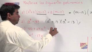 Factorización de binomios y trinomios vrIp2qs013 [upl. by Norris]