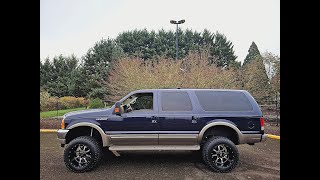 2001 Ford Excursion Limited  73L Diesel  4WD  96K Miles  Eugene Oregon  SOLD [upl. by Ellevel]