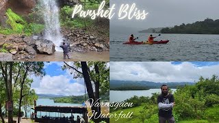 Panshet Bliss Kayaking and Varasgaon Waterfall  Panshet Dam  punemonsoon panshet panshetdam [upl. by Aicenek]