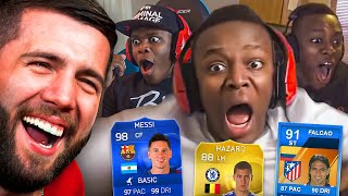 ICONIC KSI FIFA PACK OPENING MOMENTS [upl. by Lundgren]