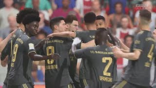 FIFA 22  Ajax X Bayern Munich  Commenté En Français PS5 [upl. by Anaira436]