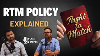 Right to Match Card in IPL Auctions Everything You Need to Know [upl. by Olenta459]