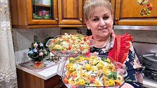 🎄☃️ДВА ВКУСНЕЙШИХ САЛАТА НА ПРАЗДНИЧНЫЙ СТОЛ РЕЦЕПТ САЛАТОВ ИЗ ТРЁХ ИНГРЕДИЕНТОВ НА НОВЫЙ ГОД 2025 [upl. by Aicilef473]