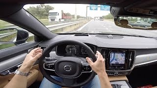 Volvo Pilot Assist S90  POV Test Drive [upl. by Etta]