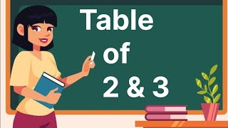 Table of 2 amp 3 in English  Multiplication of 2 and 3 for Children [upl. by Merci]