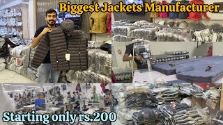 Wholesale Jackets Manufacturer Ludhiana Windcheater Jacket Tracksuit Direct from Manufacturer [upl. by Yaffit]