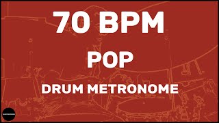 Pop  Drum Metronome Loop  70 BPM [upl. by Eiramlehcar]