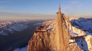 Sunset around the Aiguille du Midi [upl. by Mccallum]