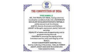 Reading of the Preamble of the Constitution of India on International Day of Democracy [upl. by Aisital190]