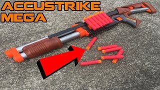 Nerf MEGA Accustrike Darts Make the Mastodon CRAZY  Walcom S7 [upl. by Siberson]