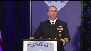 CNO addresses 24th Surface Navy Association symposium part 3 [upl. by Aiel154]