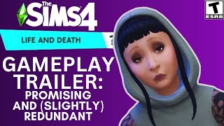 Sims 4 Life amp Death Gameplay Trailer Is [upl. by Melliw]