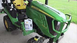 How to Change the Easy Change Oil System  John Deere [upl. by Lyall]