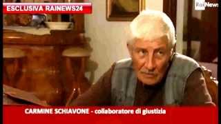 Il pentito ex boss Carmine Schiavone in esclusiva su rainews24 rivelazioni shock [upl. by Nonnahs513]