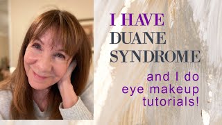 I have Duane Syndrome and I do eye shadow tutorials [upl. by Magdalen]