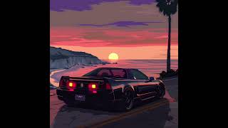 1991 Sunset Coastline  Retrosynth  Vaporwave  Coastal Drive Vibes [upl. by Aicetal]