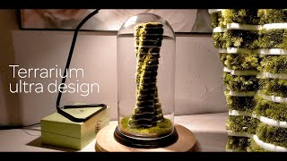 Subtitles available TUTO Terrarium Ultra Design  Design Végétal à base de mousses Mossarium 🌿 [upl. by Ocsirf]