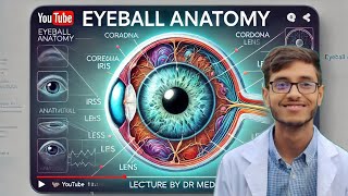 Eyeball Anatomy  Brain Eyeball Card  Anatomy bangla lectures [upl. by Balfour762]