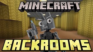 Exploring a backrooms realm in Minecraft [upl. by Chiquia]