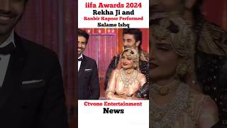 iifa awards 2024  Rekha Ji and Ranbir Kapoor Performed on Salame Ishq  shorts iifa2024 rekha [upl. by Novy]