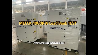 MECCA POWER 1000KW Resistive Load Bank TEST [upl. by Imrots386]