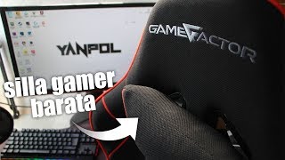 Por esto compré esta silla gamer de silla de oficina a silla gaming  GameFactor CGC 600 [upl. by Icram27]