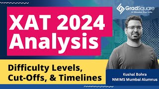 XAT 2024 Analysis  Difficulty Level Pattern Expected CutOffs for XLRI [upl. by Katharyn562]