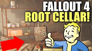 The HIDDEN BUNKER In Sanctuary Fallout 4 Root Cellar Location amp Loot [upl. by Hakeem]