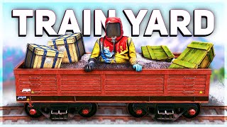 NEW Train Event  Train Yard Monument Loot amp Puzzle Guide In 2022  Rust Tutorial [upl. by Anrehs]