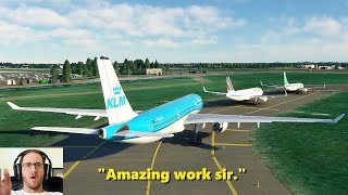 9Hour LONG HAUL in Microsoft Flight Simulator with ATC My Best Landing Ever [upl. by Ramej]