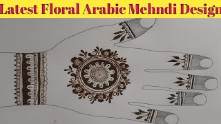 Latest floral mehndi Design  Back Hand Mandala Mehndi dDesign  Mehndi Design [upl. by Ilrahs620]