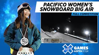 Pacifico Women’s Snowboard Big Air FULL COMPETITION  X Games Aspen 2024 [upl. by Doownil]