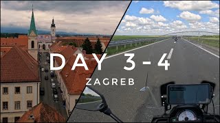 Mahmuri prin Zagreb  Ce poți vizita întro zi Tura Moto Croatia Ep2 [upl. by Enileda]