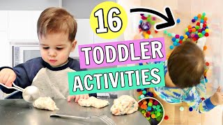 16 Toddler Activities You Can Do at Home  12 year olds [upl. by Dekeles]