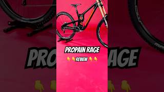 215mm travel amp adjustable geometry Propain Rage full review in link mtb downhill mtbtech [upl. by Uohk971]